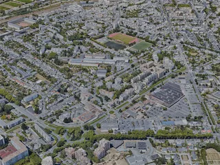 Angers City, France (2022) 3D Model preview