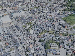 Hikone City, Japan (2023) 3D Model preview
