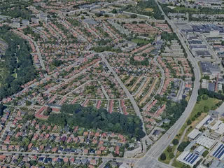 Odense City, Denmark (2023) 3D Model preview