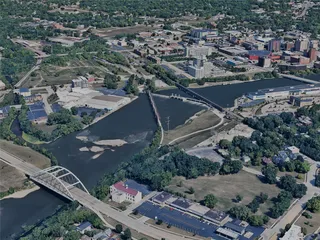 Rockford City, USA (2023) 3D Model preview