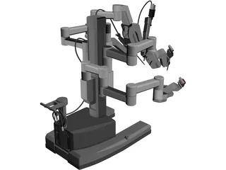 Surgical Robot 3D Model preview