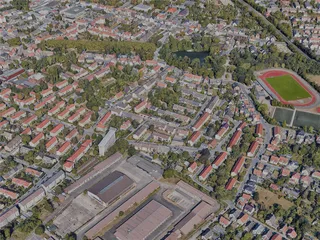 Bielefeld City, Germany (2023) 3D Model preview