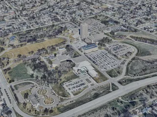 Bismarck City, ND, USA (2023) 3D Model preview