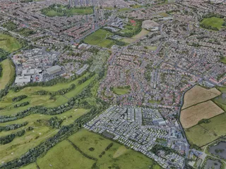 Blackpool City, UK (2022) 3D Model preview