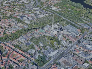 Braunschweig City, Germany (2022) 3D Model preview