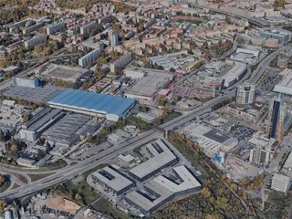 Brno City, Czechia (2023) 3D Model preview