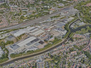 Bruges City, Belgium (2022) 3D Model preview
