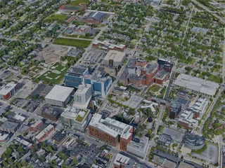 Buffalo City, NY, USA (2022) 3D Model preview