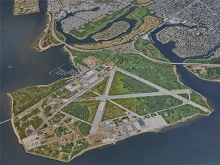 New York City, Brooklyn, USA (2022) 3D Model preview