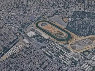 New York City, Queens, USA (2022) 3D Model preview