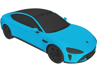 Xiaomi SU7 3D Model preview
