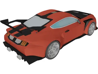 Ford Mustang (2025) 3D Model preview