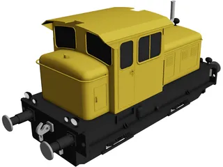 Newag DHG-240B Shunting 3D Model preview