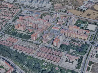 Burgos City, Spain (2022) 3D Model preview