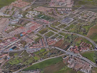 Caceres City, Spain (2023) 3D Model preview