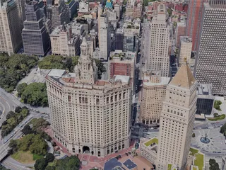 New York City, Lower Manhattan, USA (2023) 3D Model preview