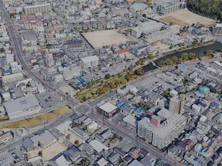 Fukuyama City, Japan (2023) 3D Model preview