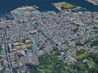 Hakodate City, Japan (2022) 3D Model preview