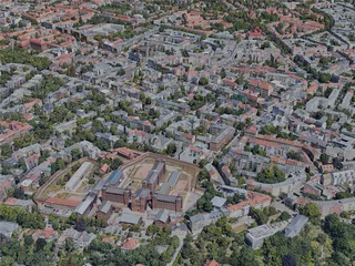 Halle (Saale) City, Germany (2022) 3D Model preview