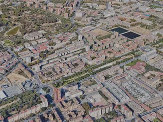 Huelva City, Spain (2023) 3D Model preview