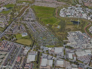 Hull City, UK (2023) 3D Model preview