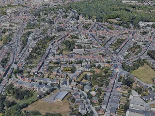Liege City, Belgium (2022) 3D Model preview