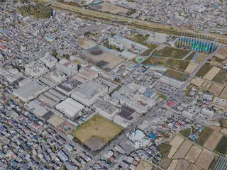 Matsumoto City, Japan (2023) 3D Model preview