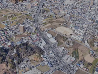 Matsuyama City, Japan (2023) 3D Model preview