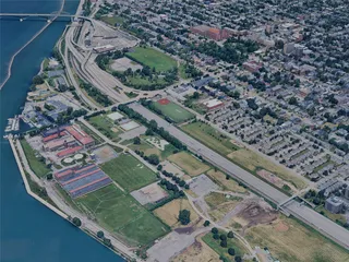 Buffalo City, NY, USA (2024) 3D Model preview