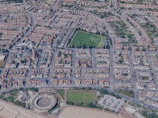 Eastbourne City, UK (2024) 3D Model preview
