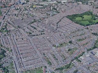 Leicester City, UK (2024) 3D Model preview