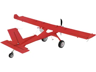 PZL-104 Wilga 3D Model preview