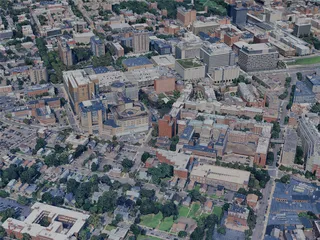 New Haven City, CT, USA (2024) 3D Model preview