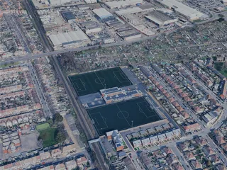 Portsmouth City, UK (2024) 3D Model preview
