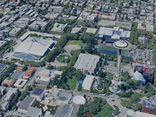Seattle City, WA, USA (2024) 3D Model preview