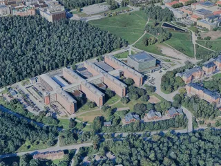 Uppsala City, Sweden (2023) 3D Model preview