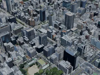 Nagoya City, Japan (2024) 3D Model preview