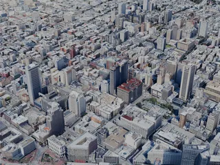 San Francisco City, CA, USA (2024) 3D Model preview