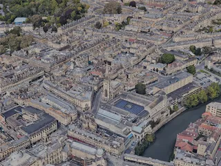 Bath City, UK (2023) 3D Model preview