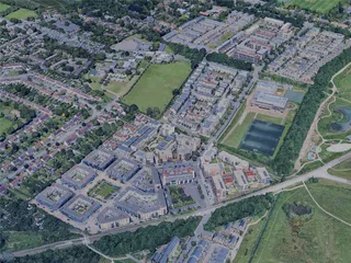 Cambridge City, UK (2024) 3D Model preview