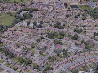 Canterbury City, UK (2022) 3D Model preview