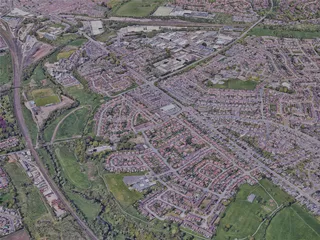 Carlisle City, UK (2023) 3D Model preview