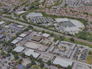 Colchester City, UK (2022) 3D Model preview