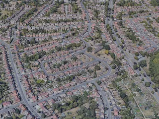Derby City, UK (2022) 3D Model preview