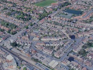 Worthing City, UK (2024) 3D Model preview