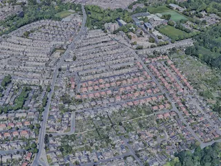 Lancaster City, UK (2023) 3D Model preview