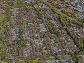 Milton Keynes City, UK (2022) 3D Model preview