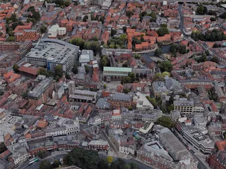 Norwich City, UK (2022) 3D Model preview