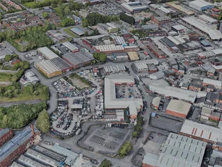 Salford Quays City, UK (2023) 3D Model preview