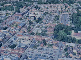 Salisbury City, UK (2024) 3D Model preview
